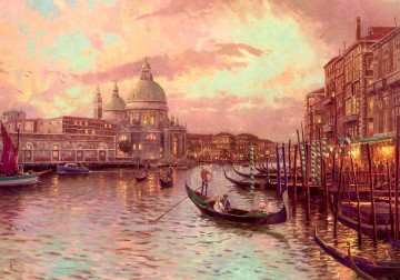 Thomas Kinkade Painting - Venecia Thomas Kinkade